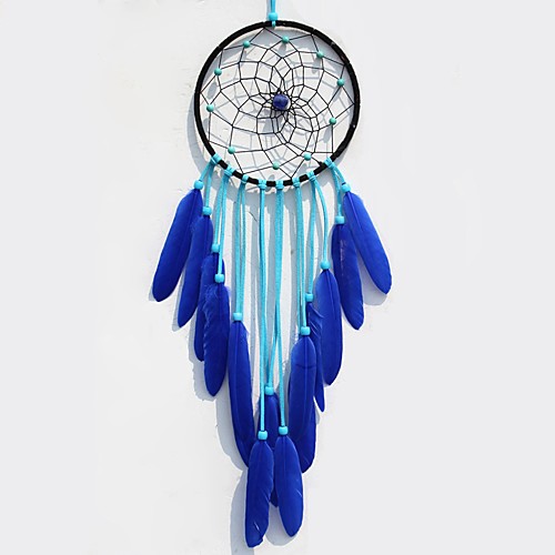 

Boho Dream Catcher Handmade Gift Wall Hanging Decor Art Ornament Craft Feather for Kids Bedroom Wedding Festival 6013cm