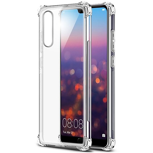 

Case For Huawei Huawei Mate 20 lite / Huawei Mate 20 pro / Huawei Mate 20 Transparent Back Cover Solid Colored Soft TPU