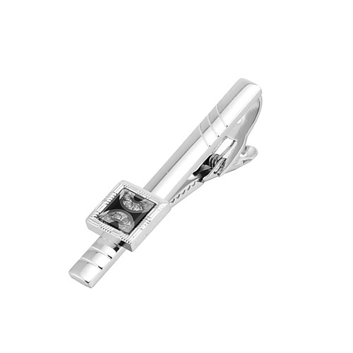 

Tie Clips Classic Basic Brooch Jewelry Silver For Gift Daily