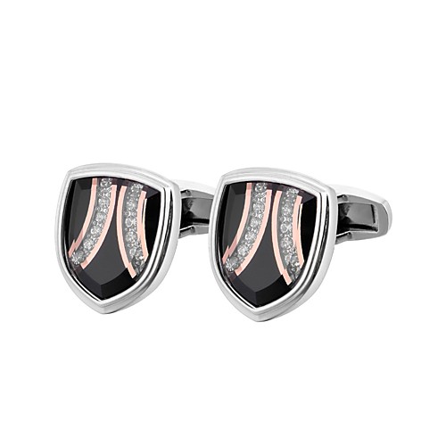 

Cufflinks Simple Fashion Brooch Jewelry Silver For Wedding Formal