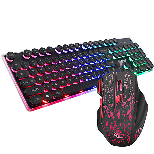 

ZERODATE J40 USB Wired Mouse Keyboard Combo Cute / 3D Cartoon / Cool Office Keyboard Gaming Mouse / Office Mouse 5500 dpi
