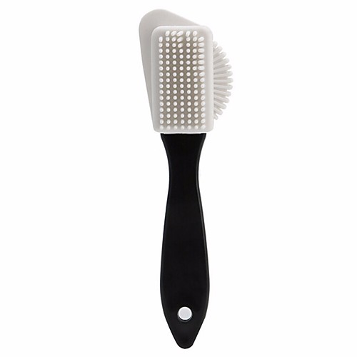 

3 Side Cleaning Brush For Suede Nubuck Boot Shoes S Shape Shoe Cleaner