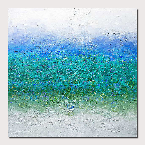 

Oil Painting Hand Painted Square Abstract Landscape Comtemporary Modern Stretched Canvas