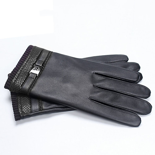 

Full Finger Men's Motorcycle Gloves Leather Touch Screen / Warm