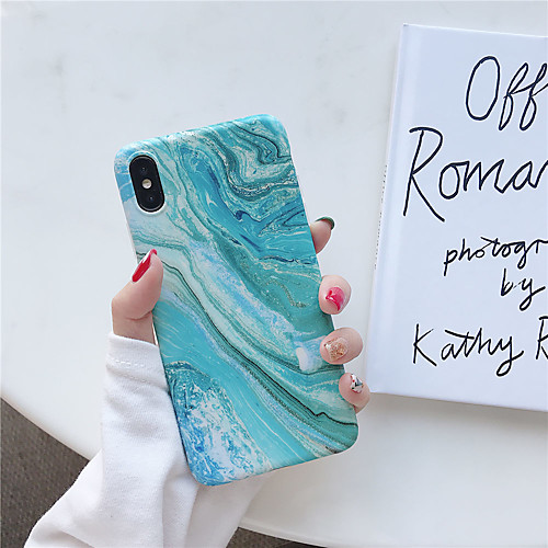 

Кейс для Назначение Apple iPhone XR / iPhone XS Max IMD / Матовое / С узором Кейс на заднюю панель Мрамор Мягкий ТПУ для iPhone XS / iPhone XR / iPhone XS Max