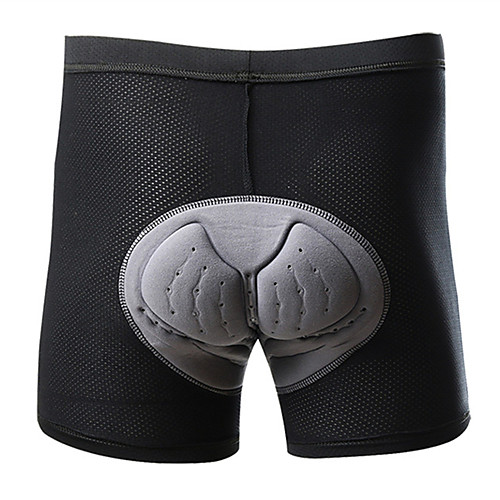 

XINTOWN Men's Cycling Under Shorts Elastane Bike Underwear Shorts Padded Shorts / Chamois Breathable Quick Dry Anatomic Design Sports Solid Color Black Mountain Bike MTB Road Bike Cycling Clothing
