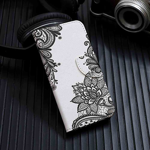 

Case For Samsung Galaxy Galaxy A7(2018) / Galaxy A10(2019) / Galaxy A30(2019) Wallet / Card Holder / with Stand Full Body Cases Flower PU Leather