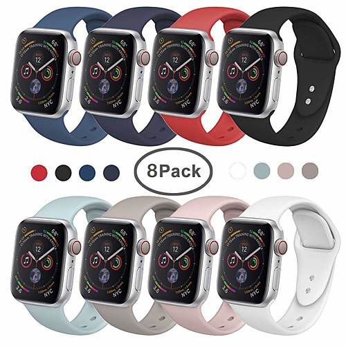 

Ремешок для часов для Apple Watch Series 4/3/2/1 Apple Спортивный ремешок силиконовый Повязка на запястье