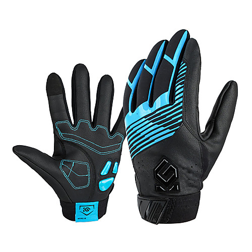 

CoolChange Winter Bike Gloves / Cycling Gloves Mountain Bike MTB Anti-Slip Thermal Warm Waterproof Breathable Full Finger Gloves Sports Gloves Black Red Blue for Adults' Outdoor