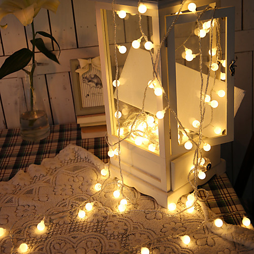 

AA Battery 1.5M 10LED Ball Lamp Mini Fairy Garden Light String for Christmas Trees Home Curtain Decor