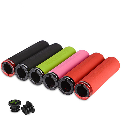 

ROCKBROS Bike Handlerbar Grips Anti-Slip Lightweight Comfort Wearproof Soft For Road Bike Mountain Bike MTB Fixed Gear Bike Cycling Bicycle Sponge Silicone RedBrown Black / Red Black