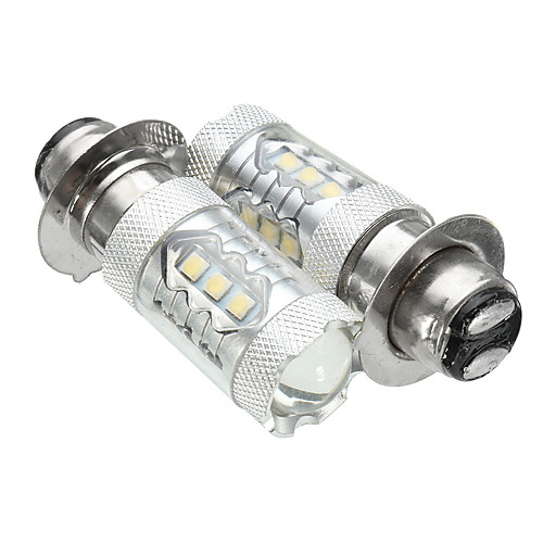 

Pair 10-30V PX15D 16LED 80W 6500K Motorcycle Fog Driving DRL Headlight Light Bulb