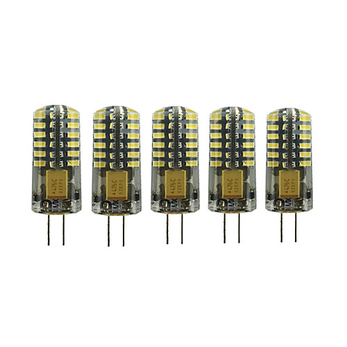 

5pcs 3 W LED Bi-pin Lights 90-105 lm G4 T 48 LED Beads SMD 3014 Lovely Warm White Cold White 12 V