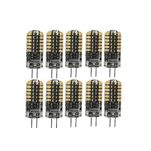 

10pcs 3 W LED Bi-pin Lights 90-105 lm G4 T 48 LED Beads SMD 3014 Lovely Warm White Cold White 12 V