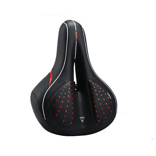 

Bike Saddle / Bike Seat Extra Wide / Extra Large Breathable Comfort Hollow Design Silica Gel Cycling Road Bike Mountain Bike MTB Black Red Blue / Thick