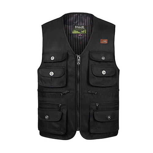 

Men's Hiking Fishing Vest Work Vest Outdoor Casual Lightweight with Multi Pockets Spring Fall Winter Summer Travel Cargo Safari Photo Wear Resistance Breathable Waistcoat Jacket Coat Top