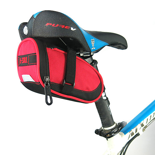 

1.5 L B-SOULL Portable Wearable Durable Bike Saddle Bag Bike Bag Nylon Bicycle Bag Cycle Bag Outdoor Exercise Bike / Bicycle Cycling