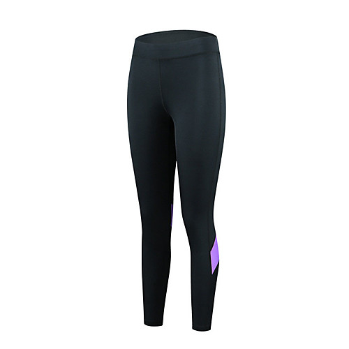 

cheji Women's Cycling Tights Cycling Pants Lycra Bike Pants / Trousers Tights Pants Breathable Quick Dry Sports Black / Pink / Lavender Mountain Bike MTB Road Bike Cycling Clothing Apparel Race Fit