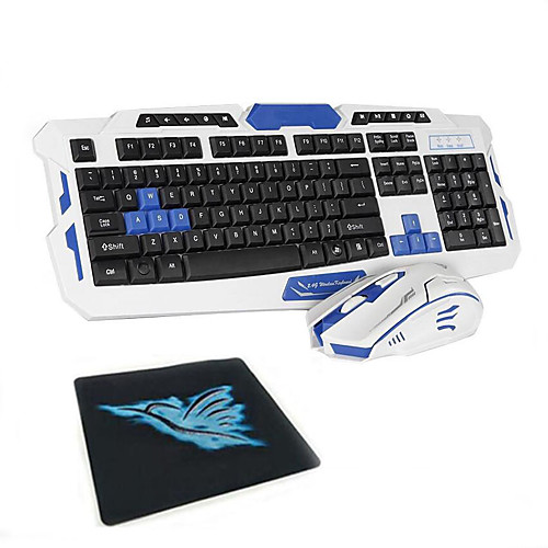 

LITBest DS-81 Wireless 2.4GHz Mouse Keyboard Combo Portable Office Keyboard Quiet Office Mouse 1600 dpi