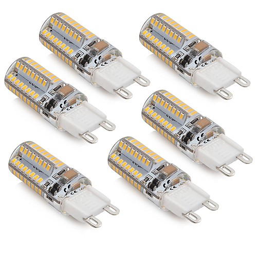 

6pcs 3 W LED Bi-pin Lights 250 lm G9 64 LED Beads SMD 3014 Decorative Lovely Warm White Cold White 220-240 V 110-130 V