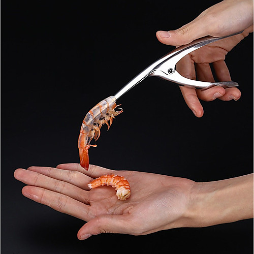 

Shrimp Peeler Tool Prawn Peeler Stainless Steel Kitchen Gadget Seafood Tools