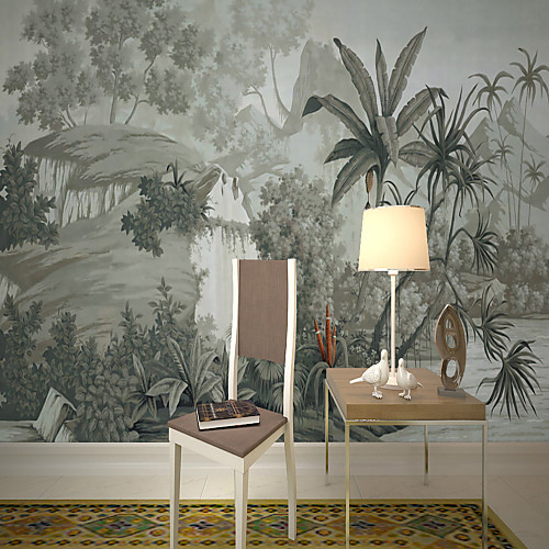 

Mural Wallpaper Wall Sticker Covering Print Adhesive Required Tropical Palm Leaf Canvas Home Décor