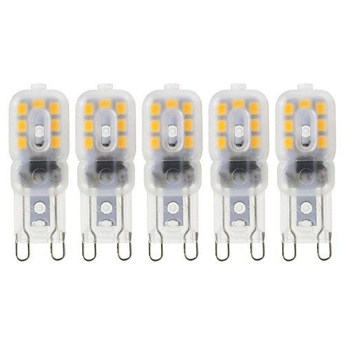 

5pcs 3 W LED Bi-pin Lights 250 lm G9 T 14 LED Beads SMD 2835 Dimmable Adorable Warm White Cold White 220-240 V 110-130 V