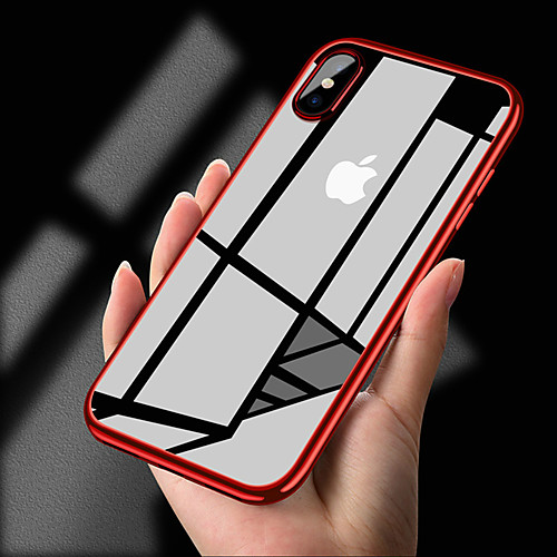 

Кейс для Назначение Apple iPhone XS / iPhone XS Max Покрытие / Ультратонкий / Прозрачный Кейс на заднюю панель Однотонный Мягкий ТПУ для iPhone XS / iPhone XR / iPhone XS Max