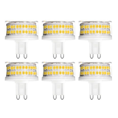 

6pcs 9 W LED Bi-pin Lights 900 lm G9 T 88 LED Beads SMD 2835 Dimmable Warm White Cold White Natural White 200-240 V