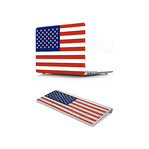 

MacBook Case with Protectors Flag PVC(PolyVinyl Chloride) for MacBook 12'' / New MacBook Pro 15-inch / New MacBook Air 13"" 2018