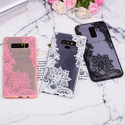 

Case For Samsung Galaxy Note 9 / Note 8 Embossed / Pattern Back Cover Lace Printing Hard PC