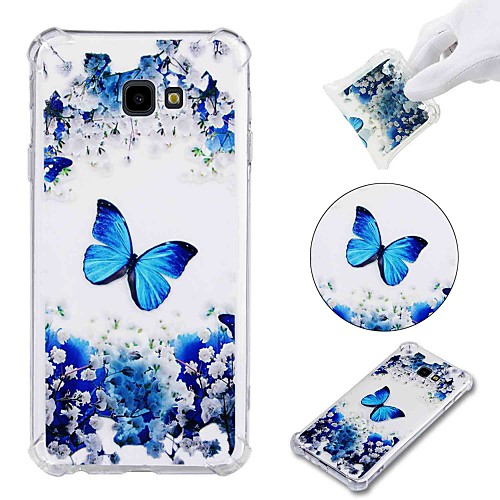 

Case For Samsung Galaxy J7 (2017) / J7 (2016) / J7 Shockproof / Transparent / Pattern Back Cover Butterfly Soft TPU