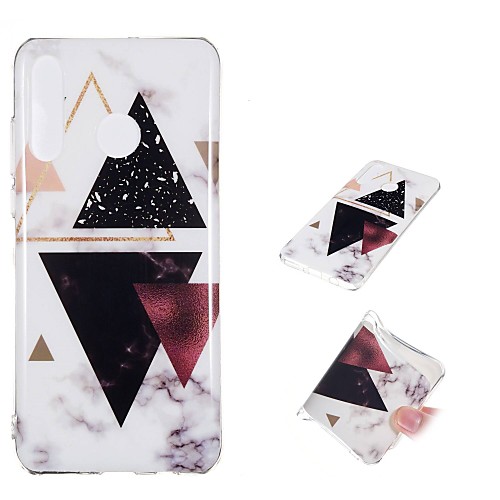 

Case For Huawei Huawei P20 / Huawei P20 Pro / Huawei P20 lite IMD / Pattern Back Cover Marble Soft TPU / P10 Lite