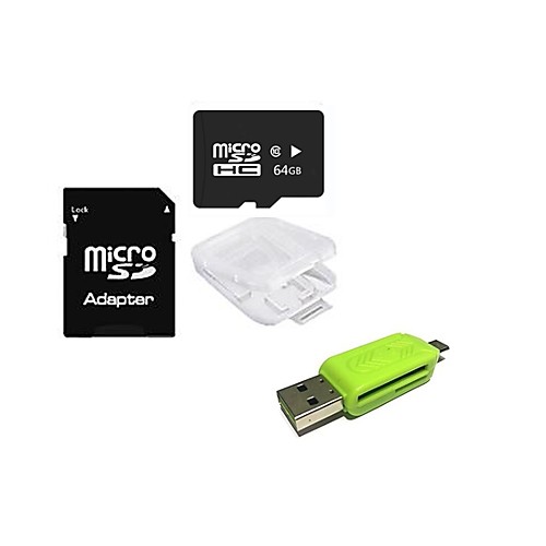 

Ant 64G Micro SD Card TF Card SD Card Adapter and Card Reader 3in1 SET Memory Microsd TF/SD Card