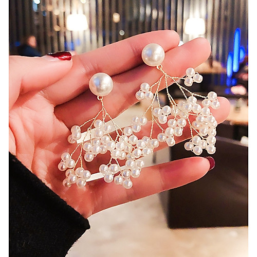 

Women's Drop Earrings Stylish Imitation Pearl Earrings Jewelry Gold For Daily Date 1 Pair