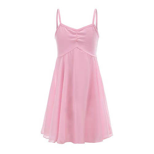 

Kids' Dancewear Ballet Dress Split Joint Girls' Training Sleeveless High Cotton Blend