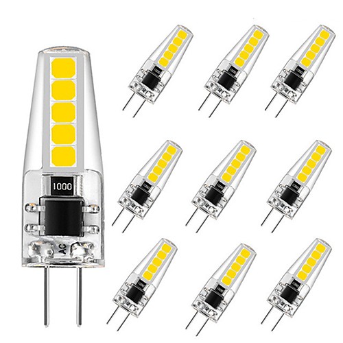 

10pcs 3 W LED Bi-pin Lights 250 lm G4 T 10 LED Beads SMD 2835 Party Decorative Christmas Wedding Decoration Warm White Cold White 220-240 V / RoHS