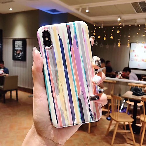 

Кейс для Назначение Apple iPhone XR / iPhone XS Max Защита от пыли / IMD Кейс на заднюю панель Lightning Мягкий ТПУ для iPhone XS / iPhone XR / iPhone XS Max
