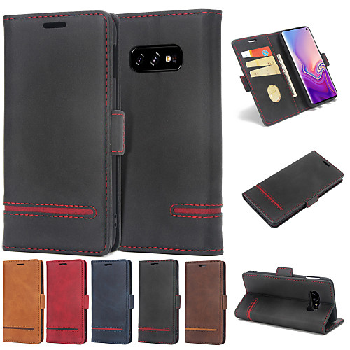 

Case For Huawei Huawei P30 / Huawei P30 Pro / Huawei P30 Lite Wallet / Card Holder / Flip Full Body Cases Solid Colored Hard PU Leather