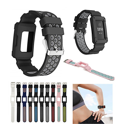 

Watch Band for Fitbit Charge 3 Fitbit Sport Band Silicone Wrist Strap