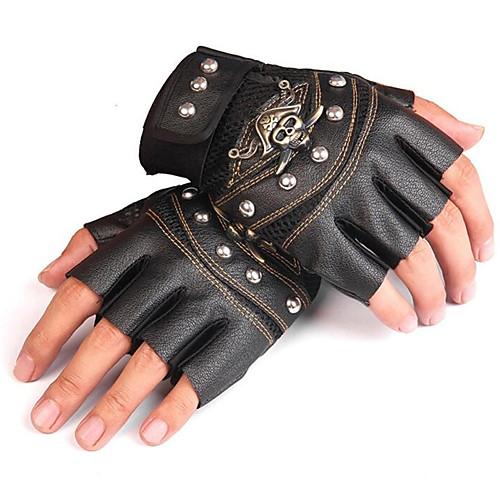 

Half-finger Men's Motorcycle Gloves Nylon Warm