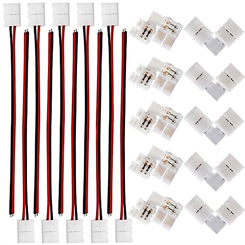 

1pc Strip Light Accessory ABSPC Electrical Cable for LED Strip light