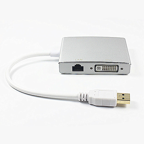 

USB 3.0 to HDMI 2.0 / DVI / VGA / RJ45 USB Hub 4 Ports High Speed / Data Hold / With Ethernet