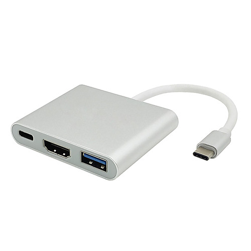 

USB 3.1 Type C to HDMI 2.0 / USB 3.0 / USB 3.1 Type C USB Hub 3 Ports Data Hold