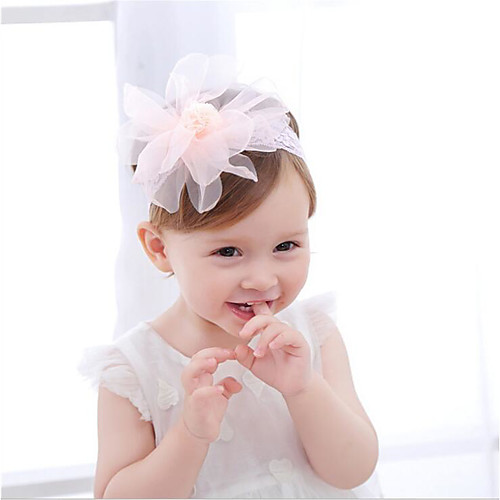 

Fabric Hair Accessory with Floral 1 Piece Wedding / Party / Evening Headpiece