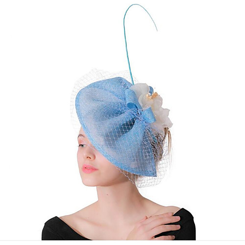 

Women's Fascinators For Prom Princess Fabric Light Blue