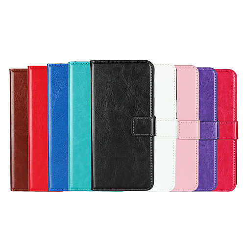 

Phone Case For Apple Full Body Case Wallet Card Flip iPhone XR iPhone XS iPhone XS Max iPhone X iPhone 8 Plus iPhone 8 iPhone 7 Plus iPhone 7 iPhone 6s Plus iPhone 6s Wallet Card Holder Flip Solid