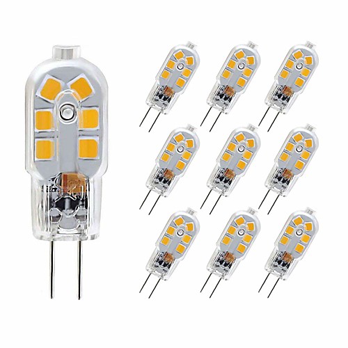 

10PCS 3W 180LM G4 12LED 2835SMD LED Bi-pin Lights Warm White Cold White Natural White Light Bulb AC 220-240V