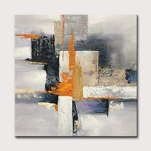 

Oil Painting Handmade Hand Painted Wall Art Abstract Geometric Home Decoration Décor Stretched Frame Ready to Hang