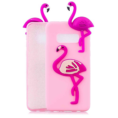

Case For Samsung Galaxy S9 / S9 Plus / S8 Plus Frosted / Pattern Back Cover Flamingo Soft TPU